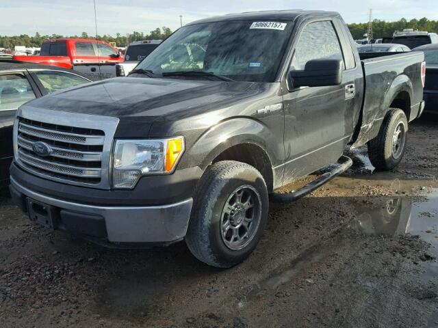 1FTMF1CM1EFA27782 - 2014 FORD F150 BLACK photo 2