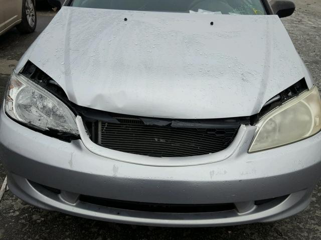 1HGEM22115L028232 - 2005 HONDA CIVIC DX V SILVER photo 7