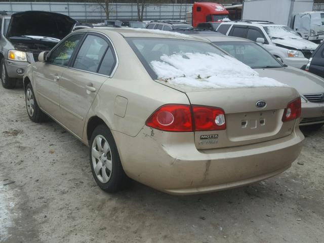 KNAGE123785222575 - 2008 KIA OPTIMA LX WHITE photo 3