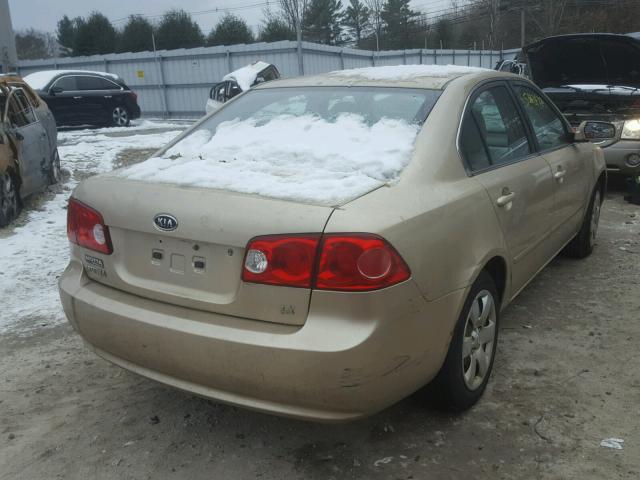 KNAGE123785222575 - 2008 KIA OPTIMA LX WHITE photo 4