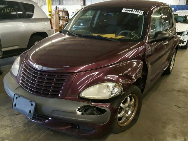 3C4FY4BB31T626316 - 2001 CHRYSLER PT CRUISER PURPLE photo 2