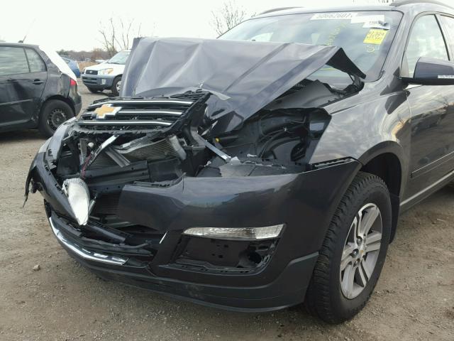 1GNKRGKD7HJ279676 - 2017 CHEVROLET TRAVERSE L BLACK photo 9