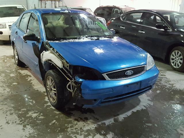 1FAFP34N77W288402 - 2007 FORD FOCUS ZX4 BLUE photo 1