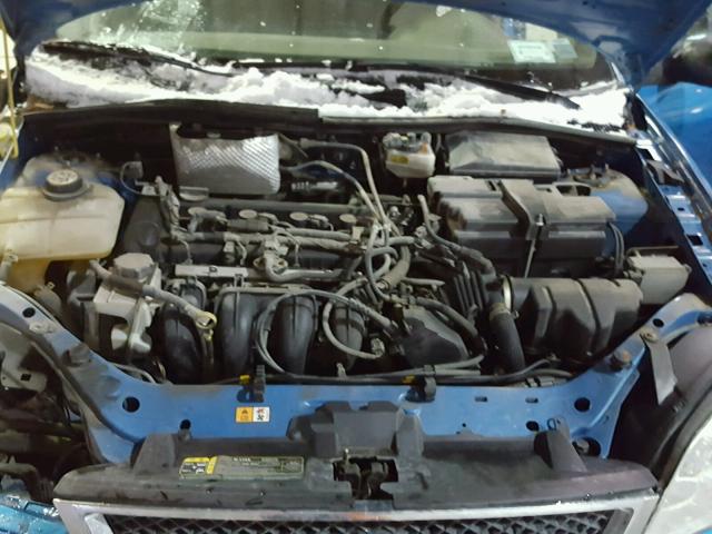 1FAFP34N77W288402 - 2007 FORD FOCUS ZX4 BLUE photo 7