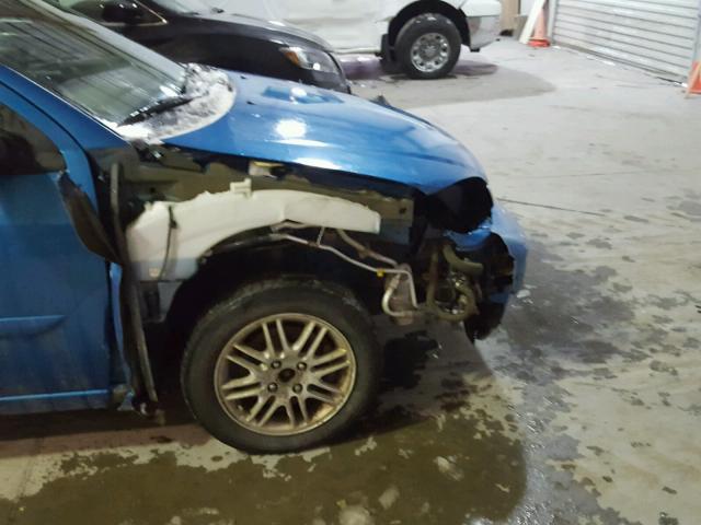 1FAFP34N77W288402 - 2007 FORD FOCUS ZX4 BLUE photo 9