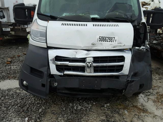 3C7WRVMGXGE106545 - 2016 RAM PROMASTER WHITE photo 7