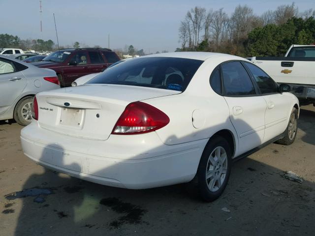 1FAFP532X6A246935 - 2006 FORD TAURUS SE WHITE photo 4