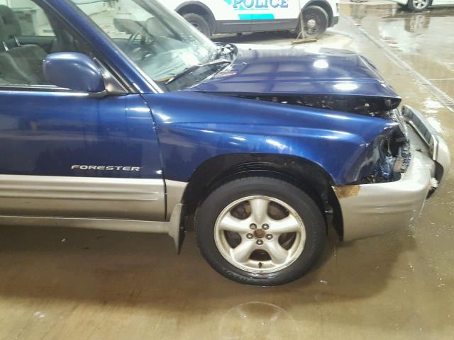 JF1SF65552H758120 - 2002 SUBARU FORESTER S Mavi foto 9