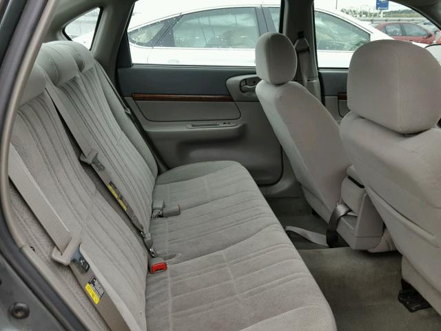 2G1WF52E849214804 - 2004 CHEVROLET IMPALA GRAY photo 6