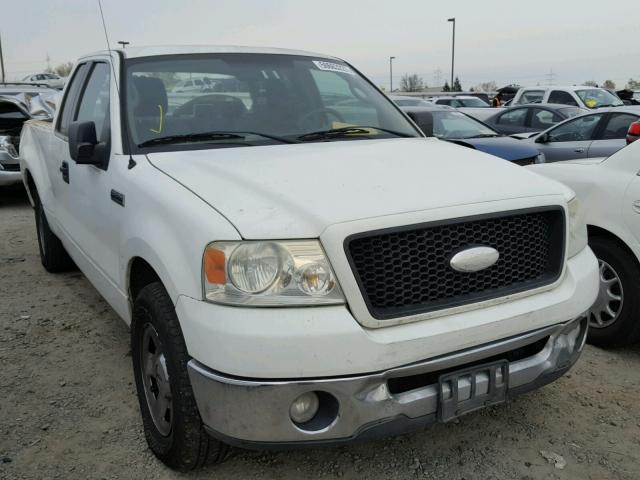 1FTRX12W66FB42224 - 2006 FORD F150 WHITE photo 1