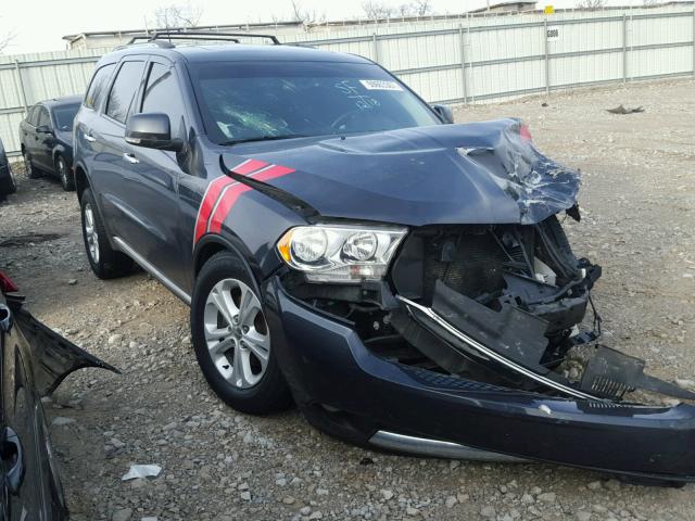 1C4RDJDG3DC616627 - 2013 DODGE DURANGO CR BLUE photo 1