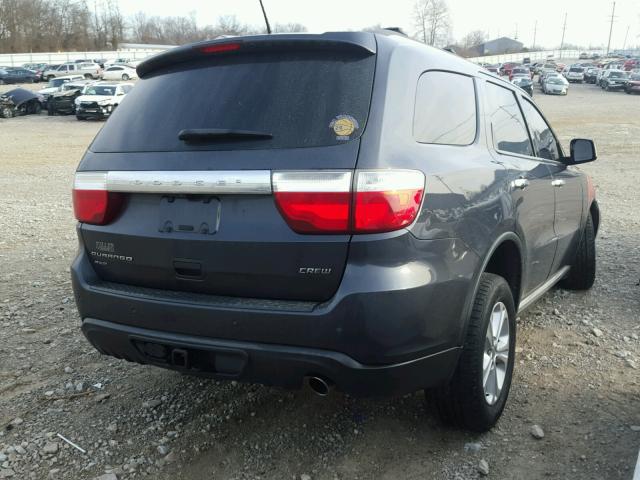 1C4RDJDG3DC616627 - 2013 DODGE DURANGO CR BLUE photo 4