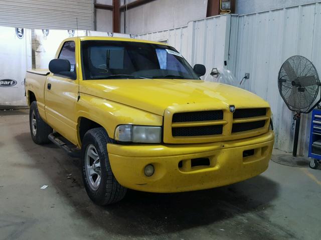 1B7HC16Z0XS191147 - 1999 DODGE RAM 1500 YELLOW photo 1