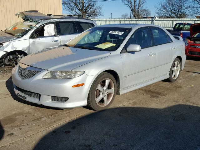 1YVHP80D135M19721 - 2003 MAZDA 6 S SILVER photo 2