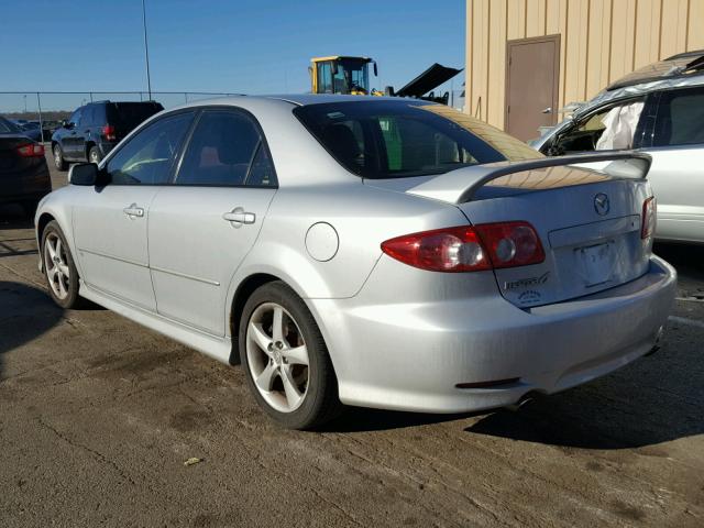 1YVHP80D135M19721 - 2003 MAZDA 6 S SILVER photo 3