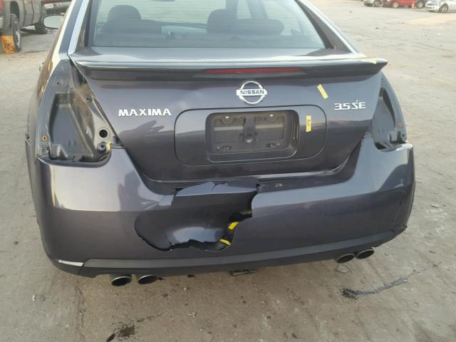 1N4BA41E97C846584 - 2007 NISSAN MAXIMA SE CHARCOAL photo 9