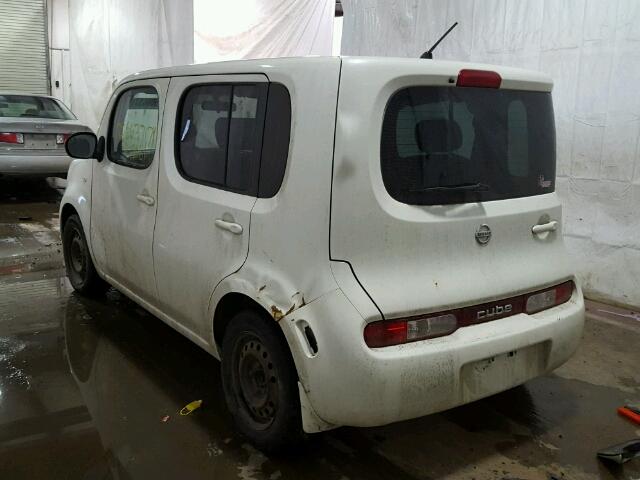 JN8AZ2KR7AT168031 - 2010 NISSAN CUBE BASE WHITE photo 3