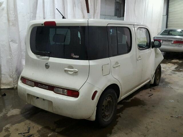 JN8AZ2KR7AT168031 - 2010 NISSAN CUBE BASE WHITE photo 4