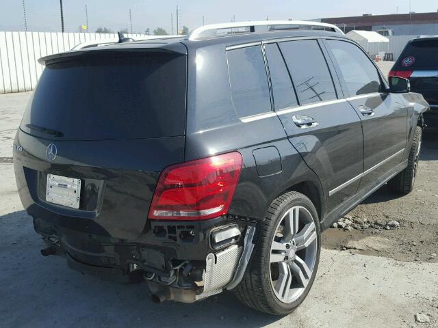 WDCGG5HB4EG286120 - 2014 MERCEDES-BENZ GLK 350 BLACK photo 4