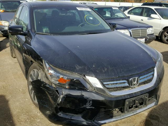 1HGCR6F5XFA000830 - 2015 HONDA ACCORD HYB GRAY photo 1