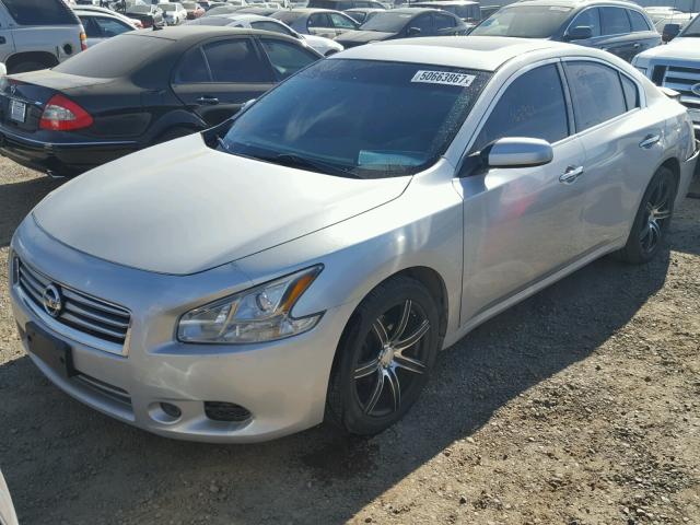 1N4AA5AP7CC822877 - 2012 NISSAN MAXIMA S SILVER photo 2