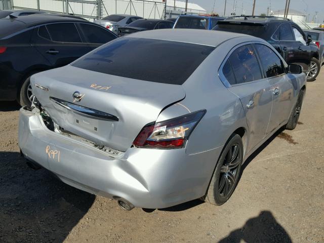 1N4AA5AP7CC822877 - 2012 NISSAN MAXIMA S SILVER photo 4