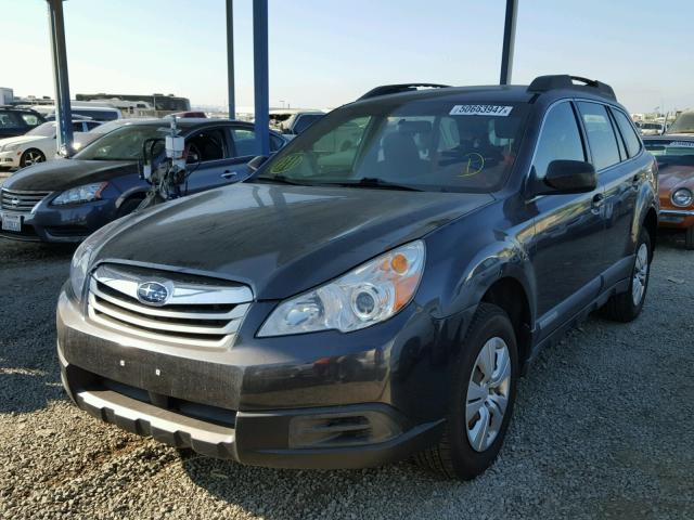 4S4BRBAC7A3332287 - 2010 SUBARU OUTBACK 2. GRAY photo 2