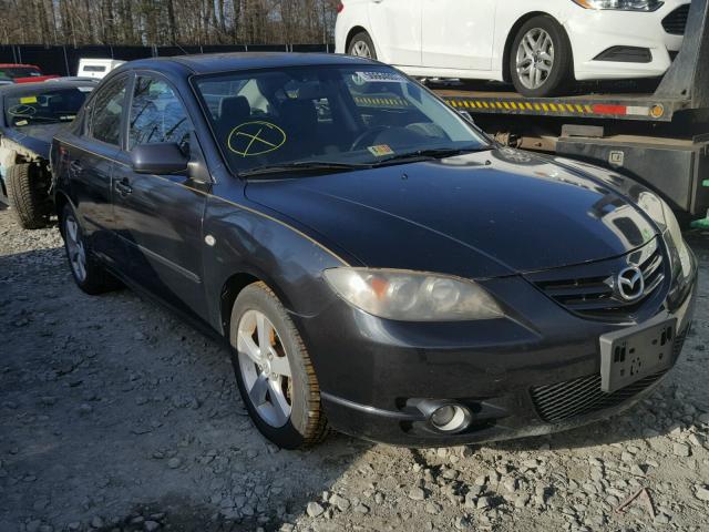 JM1BK323241166175 - 2004 MAZDA 3 S BLACK photo 1