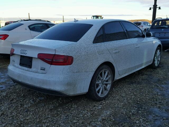 WAUFFCFLXFN022141 - 2015 AUDI A4 PREMIUM WHITE photo 4