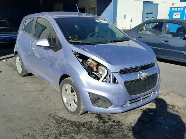 KL8CB6S97EC543849 - 2014 CHEVROLET SPARK LS PURPLE photo 1