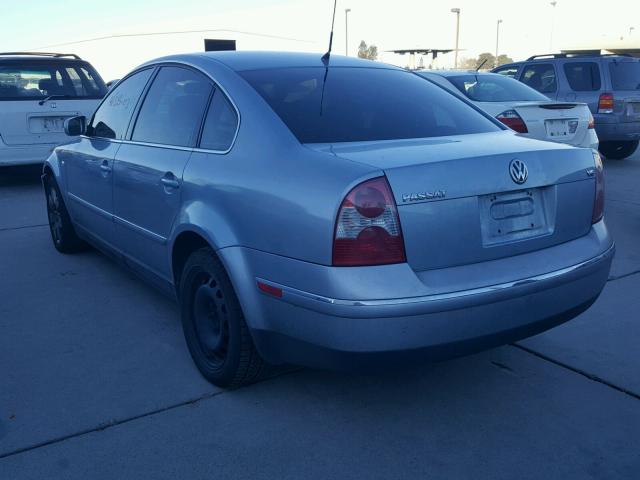 WVWRH63B12P072674 - 2002 VOLKSWAGEN PASSAT GLX GRAY photo 3