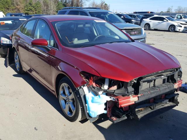 3FA6P0G77GR243247 - 2016 FORD FUSION S BURGUNDY photo 1