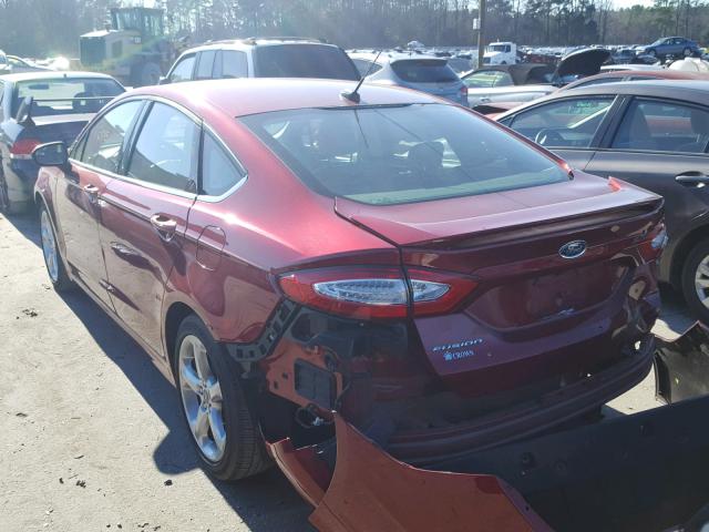 3FA6P0G77GR243247 - 2016 FORD FUSION S BURGUNDY photo 3