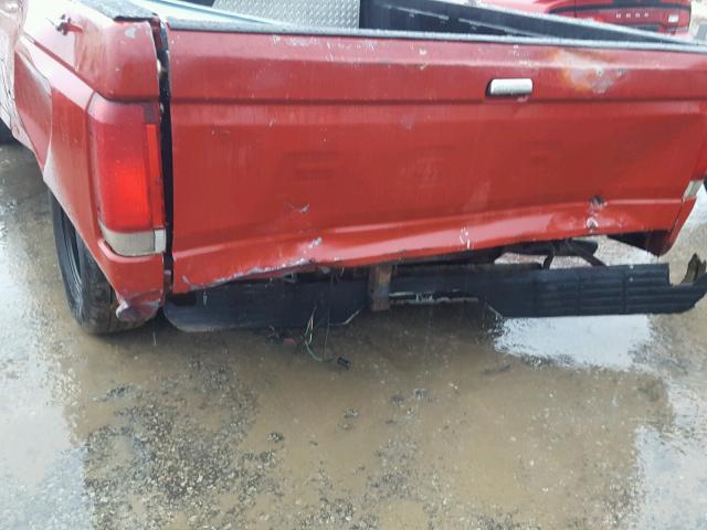 1FTDF15Y9KNB66687 - 1989 FORD F150 RED photo 9