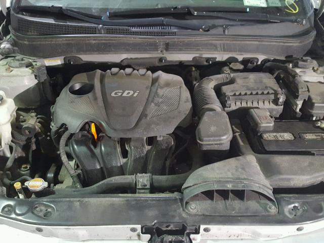 5NPEB4AC2CH397878 - 2012 HYUNDAI SONATA GLS SILVER photo 7