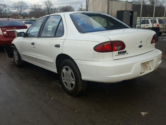 1G1JF52T617231896 - 2001 CHEVROLET CAVALIER L WHITE photo 3