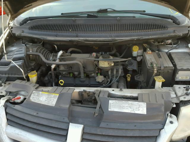 2D4GP24R95R298451 - 2005 DODGE GRAND CARA GRAY photo 7