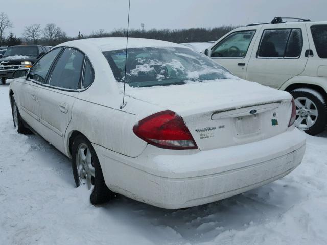 1FAFP53U35A244377 - 2005 FORD TAURUS SE WHITE photo 3