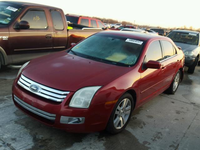 3FAHP08119R125183 - 2009 FORD FUSION SEL MAROON photo 2