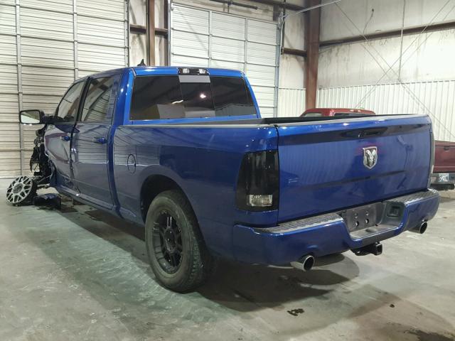 1C6RR7UT5GS153487 - 2016 RAM 1500 SPORT BLUE photo 3