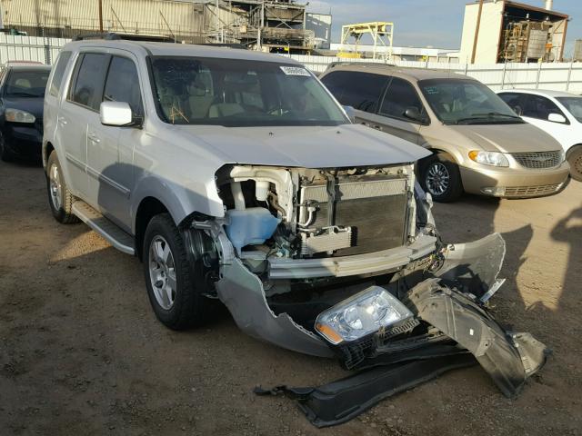 5FNYF3H56BB035665 - 2011 HONDA PILOT EXL SILVER photo 1