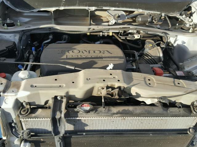 5FNYF3H56BB035665 - 2011 HONDA PILOT EXL SILVER photo 7