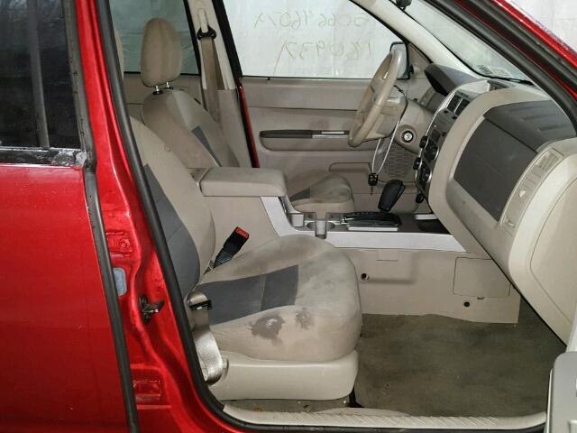 1FMCU93168KD65546 - 2008 FORD ESCAPE XLT MAROON photo 5