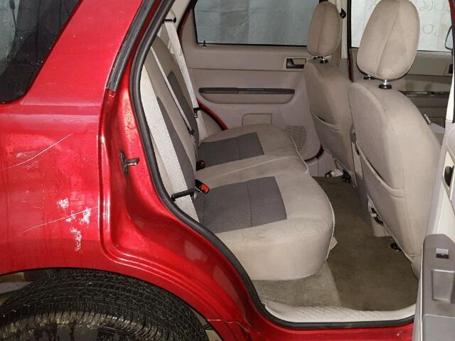 1FMCU93168KD65546 - 2008 FORD ESCAPE XLT MAROON photo 6