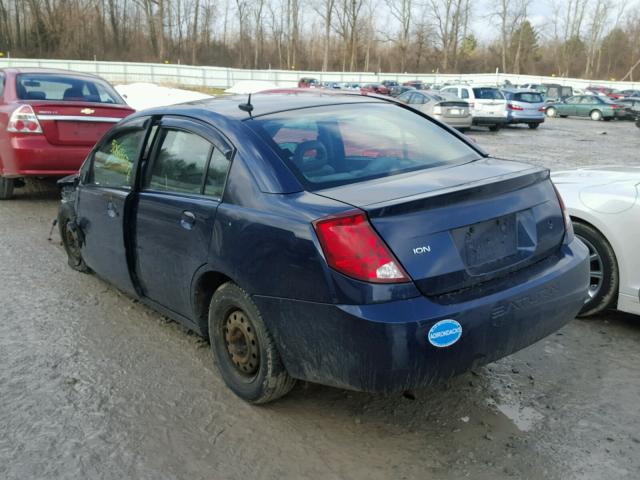 1G8AJ55F87Z198709 - 2007 SATURN ION LEVEL BLUE photo 3