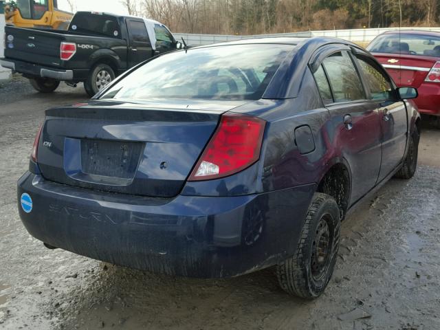 1G8AJ55F87Z198709 - 2007 SATURN ION LEVEL BLUE photo 4