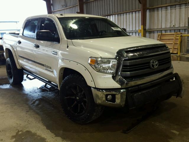 5TFDW5F17FX479580 - 2015 TOYOTA TUNDRA CRE WHITE photo 1