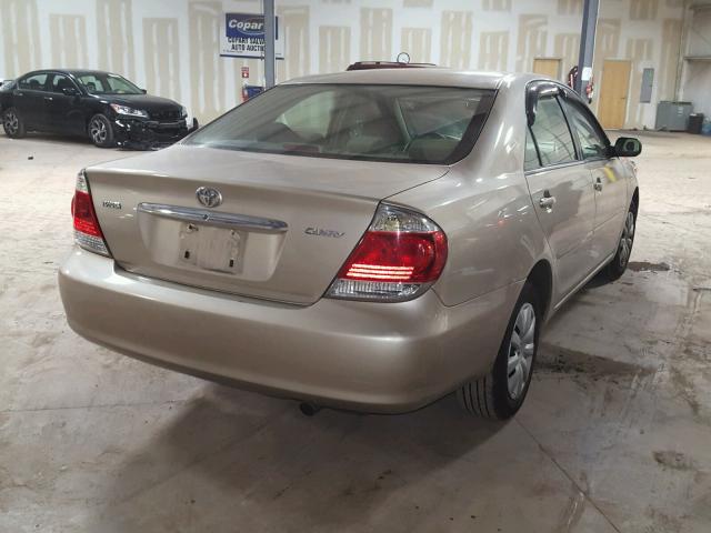 JTDBE32K963045326 - 2006 TOYOTA CAMRY LE BEIGE photo 4