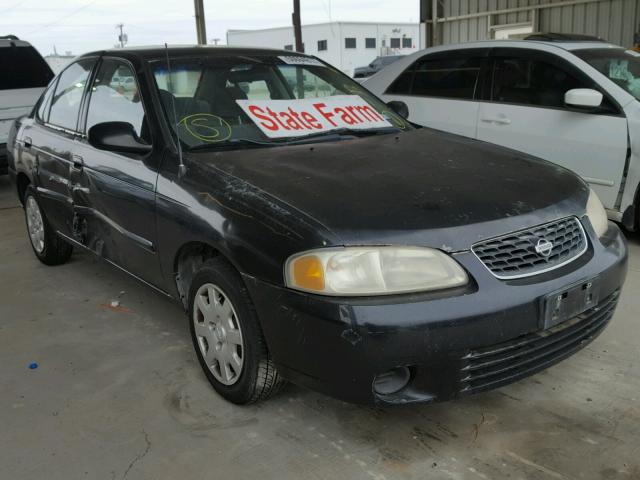 3N1CB51D01L437106 - 2001 NISSAN SENTRA XE BLACK photo 1