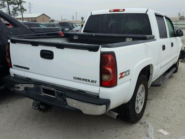 2GCEK13T251223146 - 2005 CHEVROLET SILVERADO WHITE photo 4